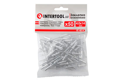 Заклепки Intertool - 4,0 х 14 мм (50 шт.)