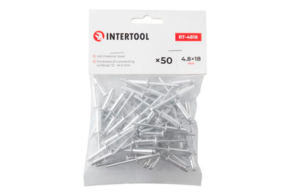 Заклепки Intertool - 4,8 х 18 мм (50 шт.)