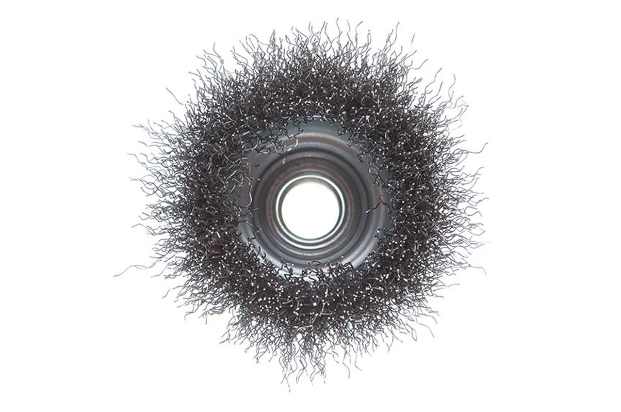 Щетка торцевая Intertool - 65 мм рифленая