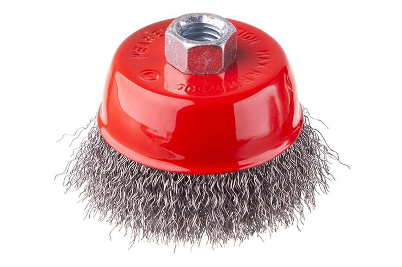 Щетка торцевая Intertool - 75 мм рифленая