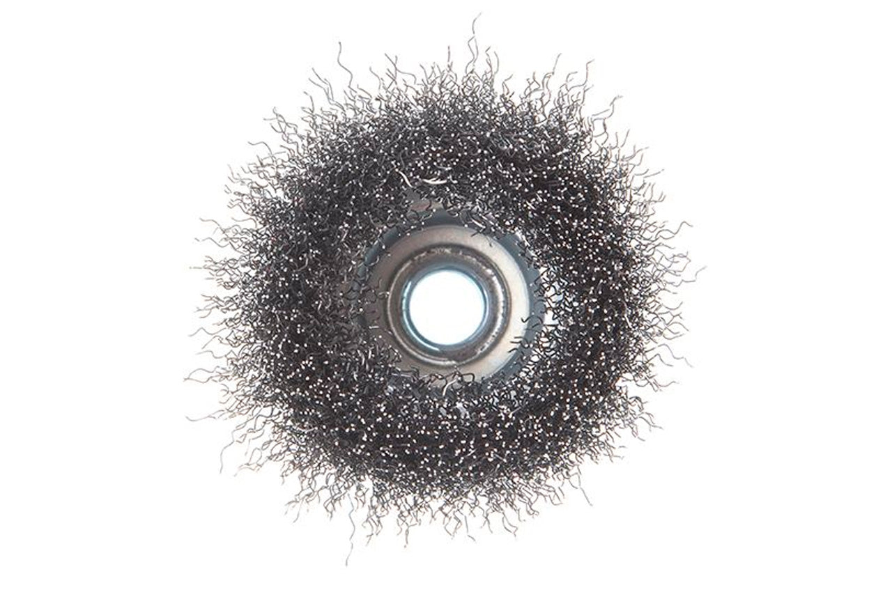 Щетка торцевая Intertool - 75 мм рифленая