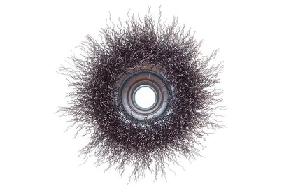 Щетка торцевая Intertool - 85 мм рифленая