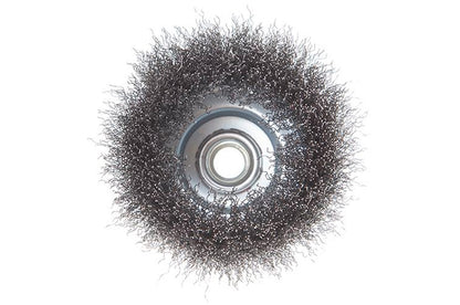 Щетка торцевая Intertool - 100 мм рифленая