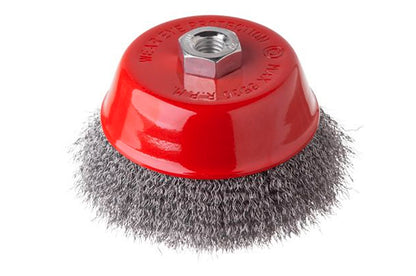 Щетка торцевая Intertool - 125 мм рифленая