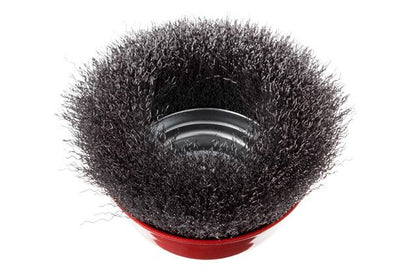 Щетка торцевая Intertool - 125 мм рифленая