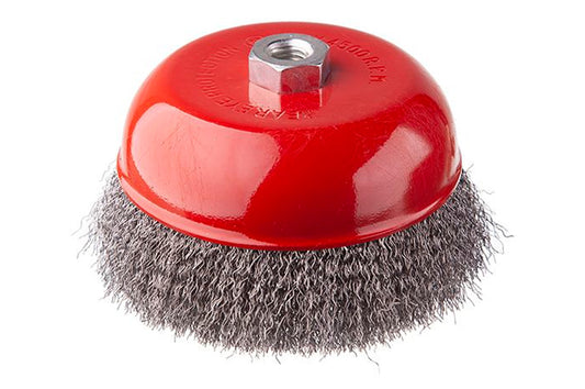 Щетка торцевая Intertool - 150 мм рифленая