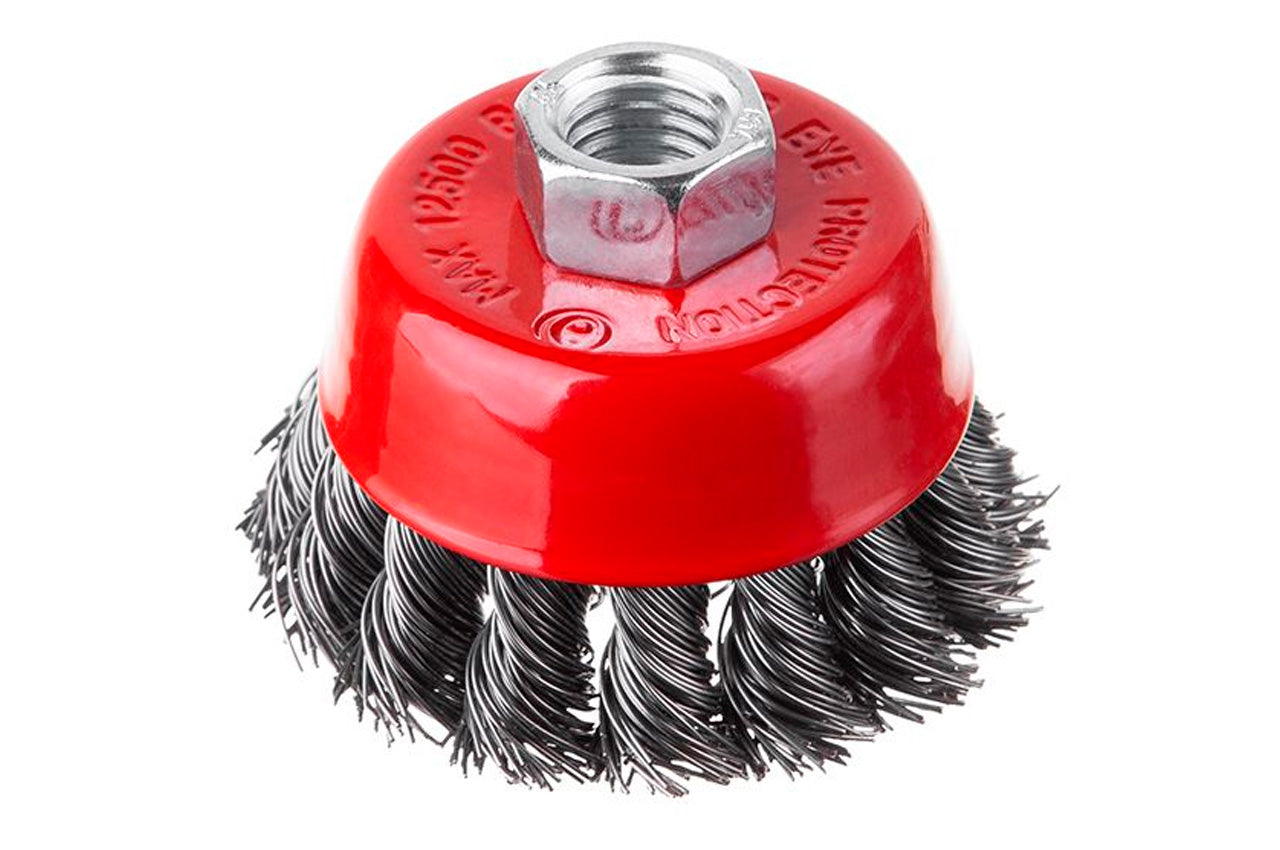 Щетка торцевая Intertool - 65 мм плетеная