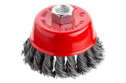 Щетка торцевая Intertool - 75 мм плетеная
