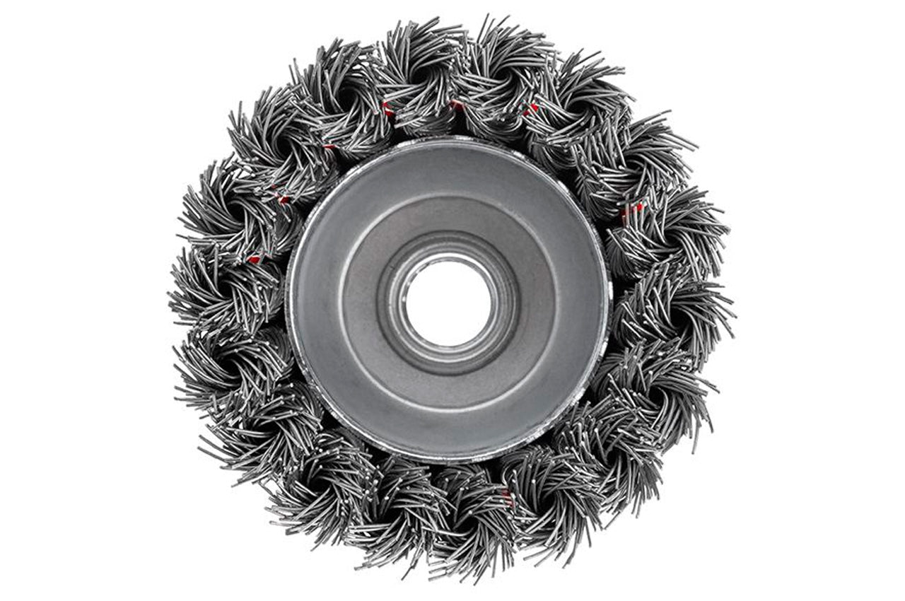 Щетка торцевая Intertool - 75 мм плетеная