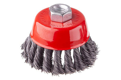 Щетка торцевая Intertool - 85 мм плетеная