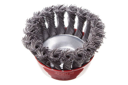 Щетка торцевая Intertool - 85 мм плетеная