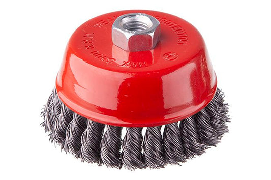 Щетка торцевая Intertool - 100 мм плетеная