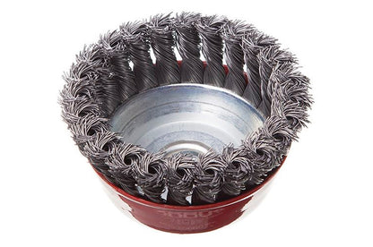 Щетка торцевая Intertool - 100 мм плетеная