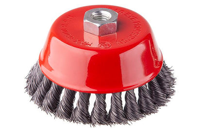 Щетка торцевая Intertool - 125 мм плетеная