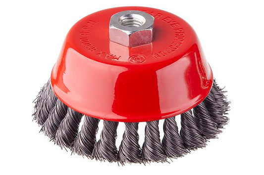 Щетка торцевая Intertool - 125 мм плетеная