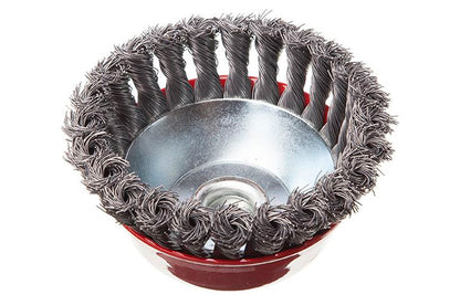 Щетка торцевая Intertool - 125 мм плетеная