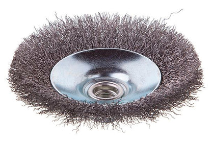 Щетка конусная Intertool - 115 мм рифленая