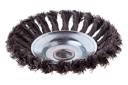 Щетка конусная Intertool - 125 мм плетеная