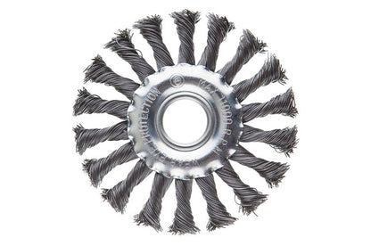 Щетка дисковая Intertool - 115 мм плетеная