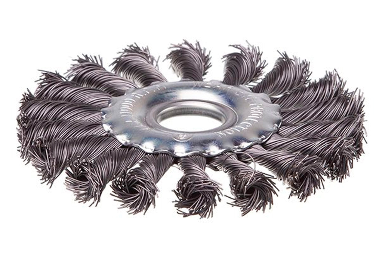 Щетка дисковая Intertool - 115 мм плетеная