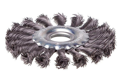 Щетка дисковая Intertool - 115 мм плетеная