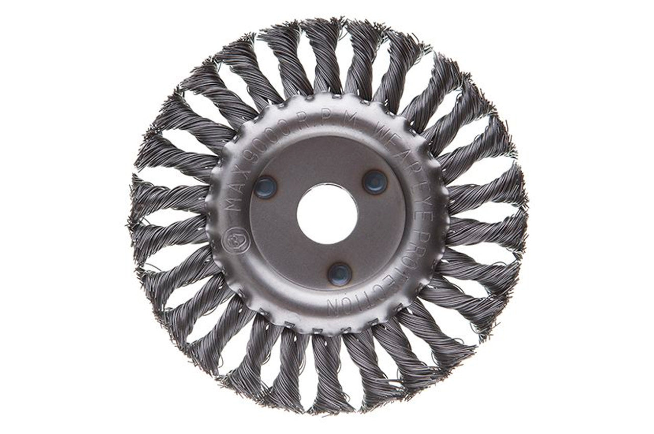 Щетка дисковая Intertool - 150 мм плетеная