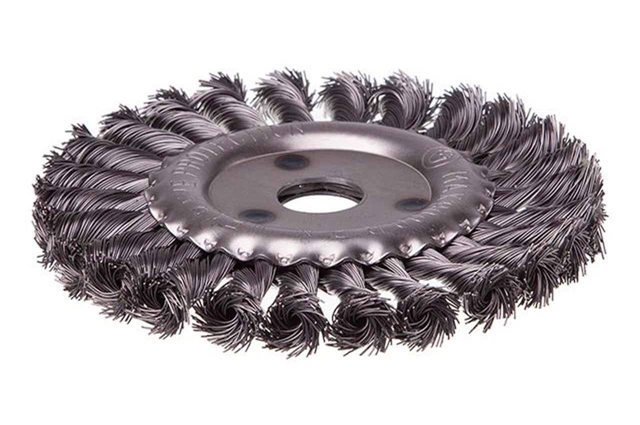 Щетка дисковая Intertool - 150 мм плетеная