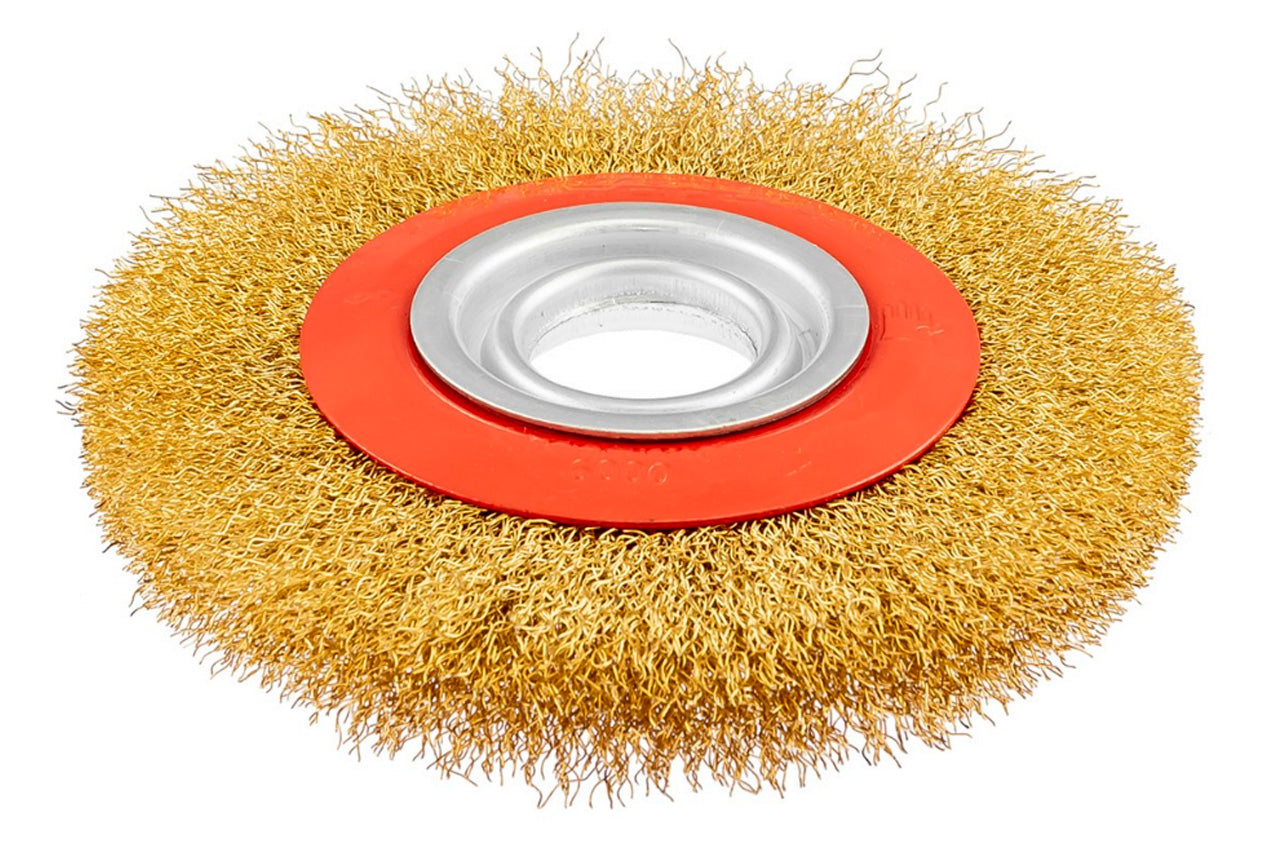 Щетка дисковая Mastertool - 150 мм рифленая