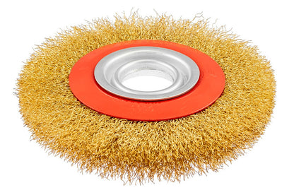 Щетка дисковая Mastertool - 150 мм рифленая