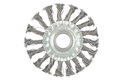 Щетка дисковая Mastertool - 115 мм плетеная