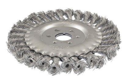 Щетка дисковая Mastertool - 150 мм плетеная