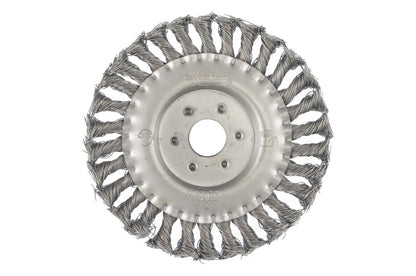 Щетка дисковая Mastertool - 150 мм плетеная