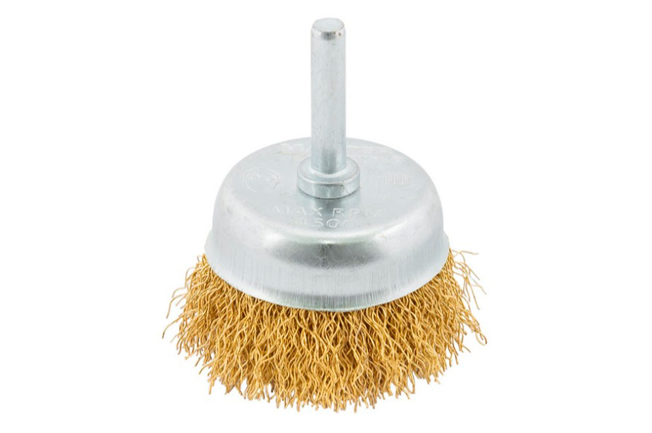 Щетка торцевая на дрель Mastertool - 50 мм рифленая
