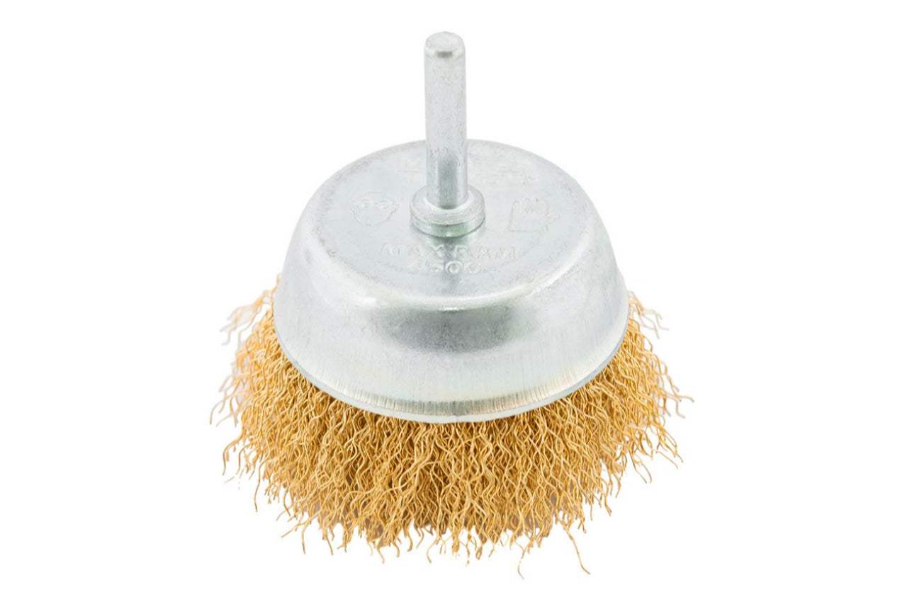 Щетка торцевая на дрель Mastertool - 75 мм рифленая