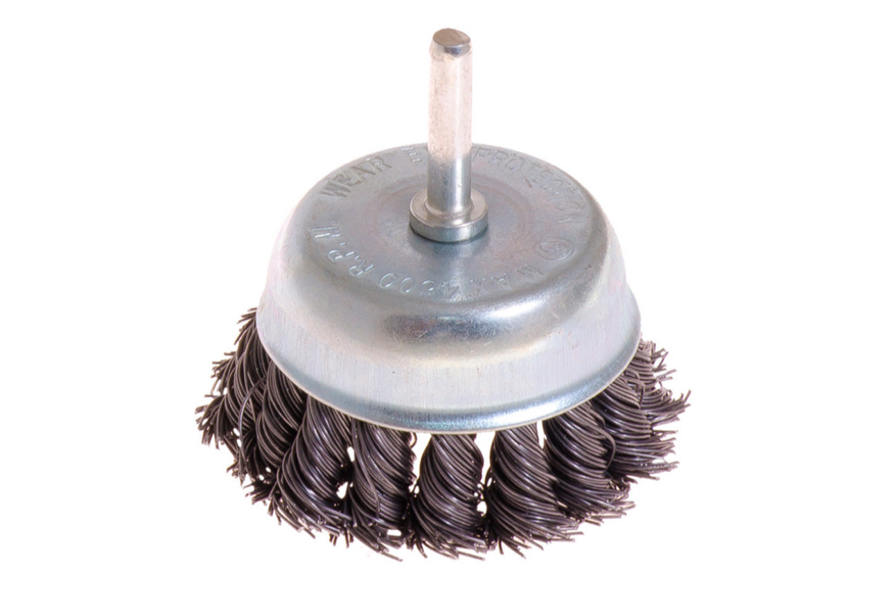 Щетка торцевая на дрель Mastertool - 75 мм плетеная