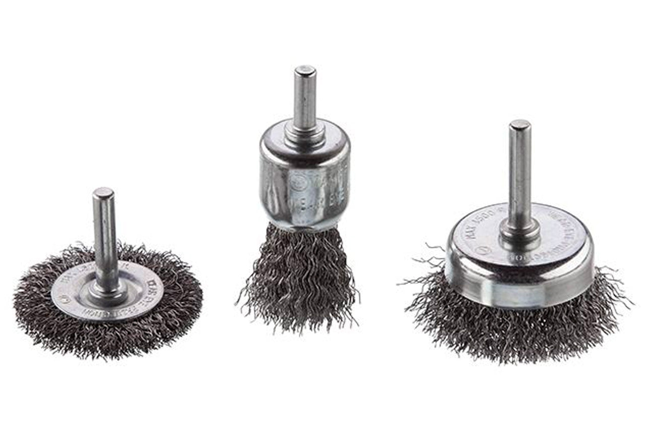 Набор щеток Intertool - из рифленой проволоки 3 шт.