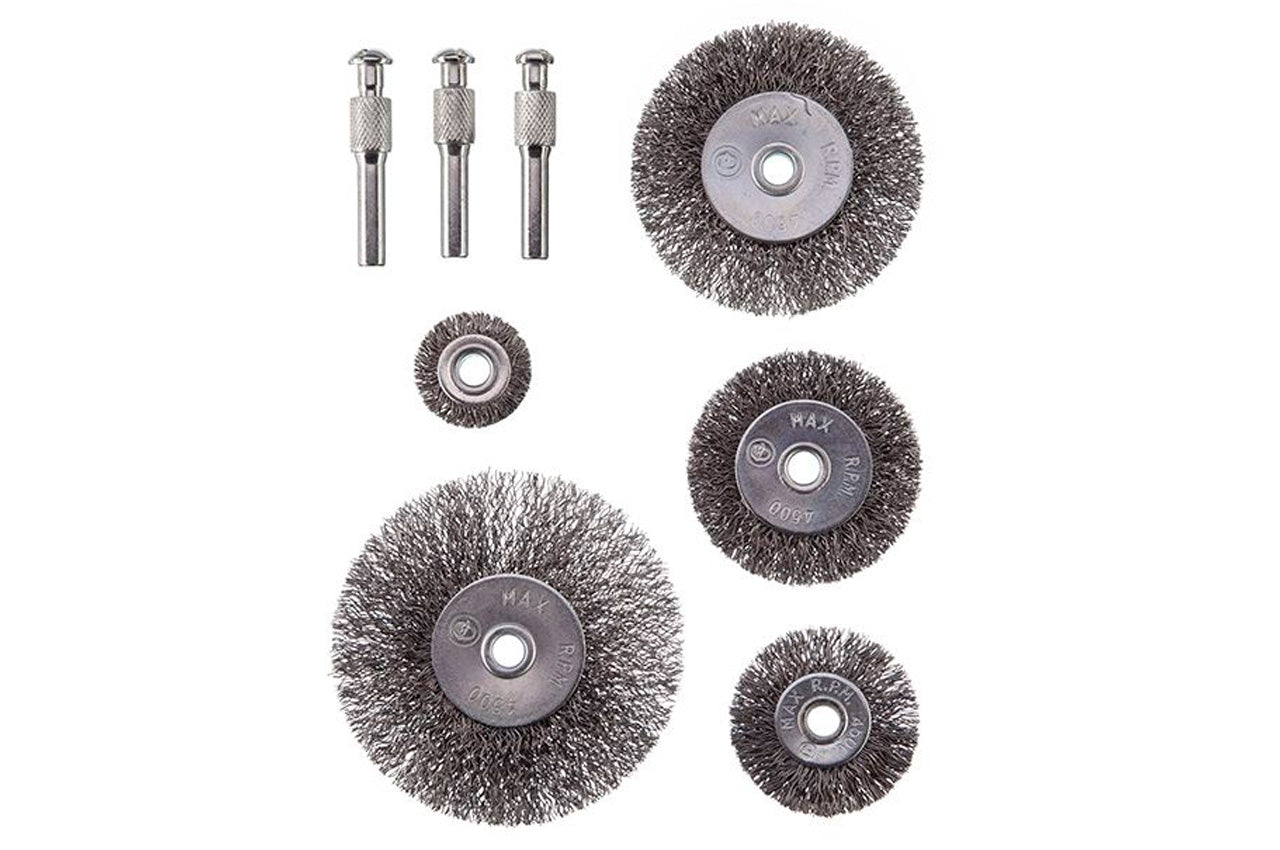 Набор щеток Intertool - из рифленой проволоки 5 шт.