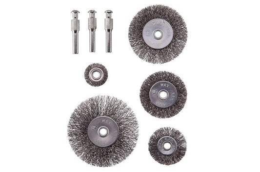 Набор щеток Intertool - из рифленой проволоки 5 шт.