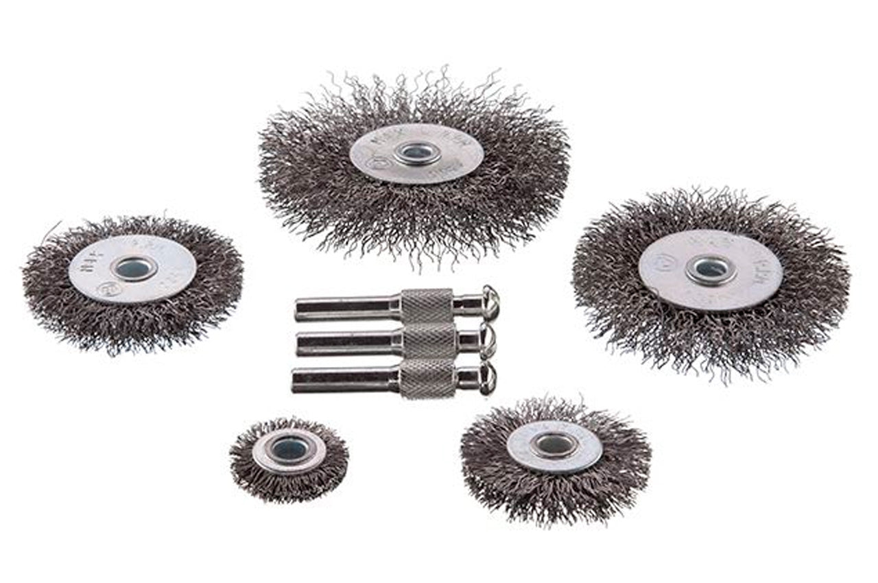 Набор щеток Intertool - из рифленой проволоки 5 шт.