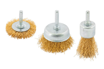 Набор щеток Mastertool - 25 x 50 x 50 мм 3 шт.