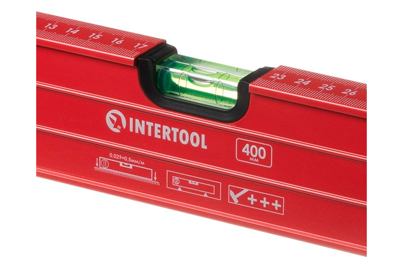 Уровень Intertool - 400 мм с поворотной капсулой
