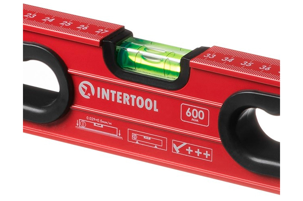 Уровень Intertool - 600 мм с поворотной капсулой