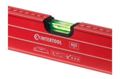 Уровень Intertool - 800 мм с поворотной капсулой