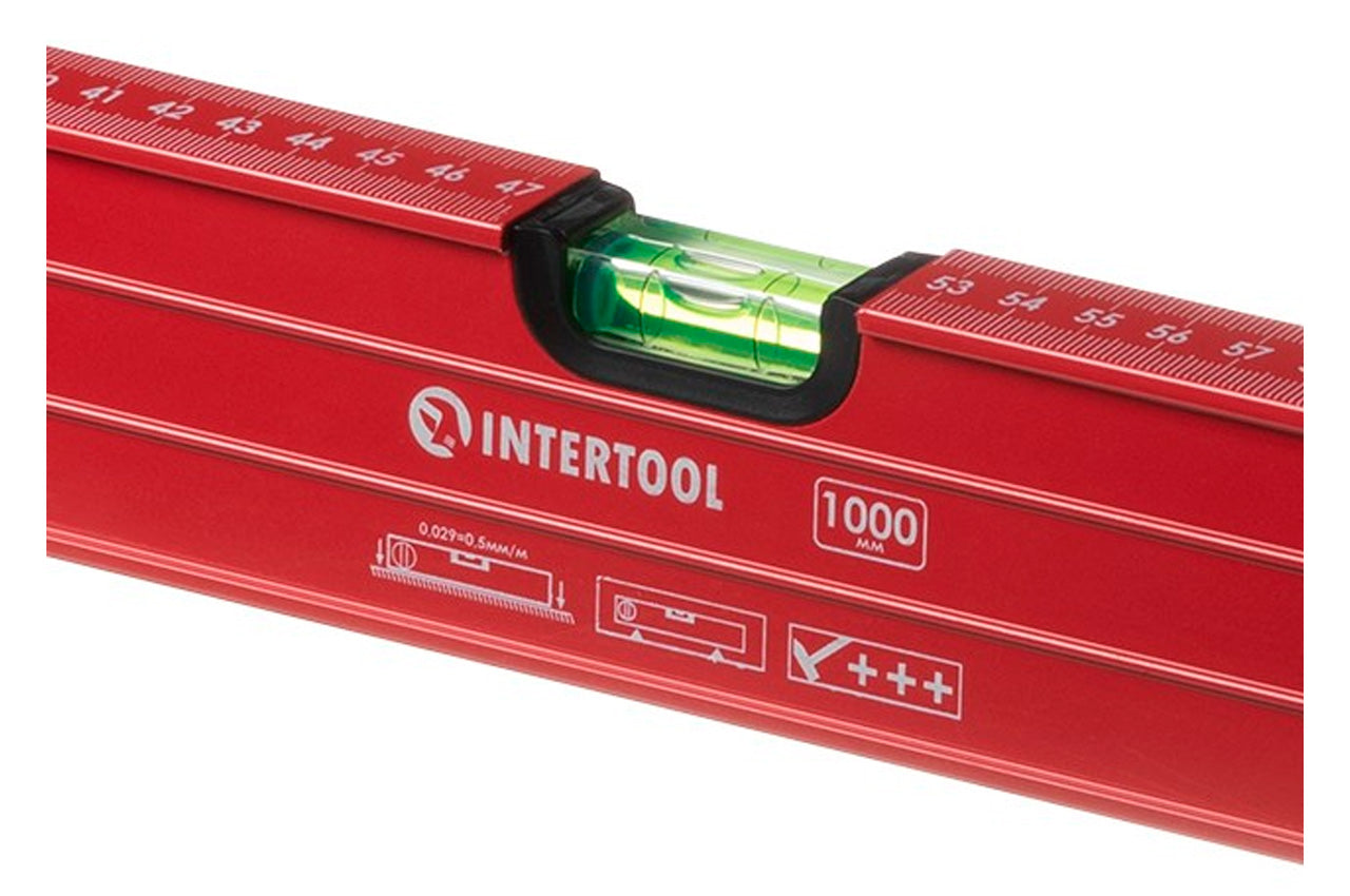 Уровень Intertool - 1000 мм с поворотной капсулой