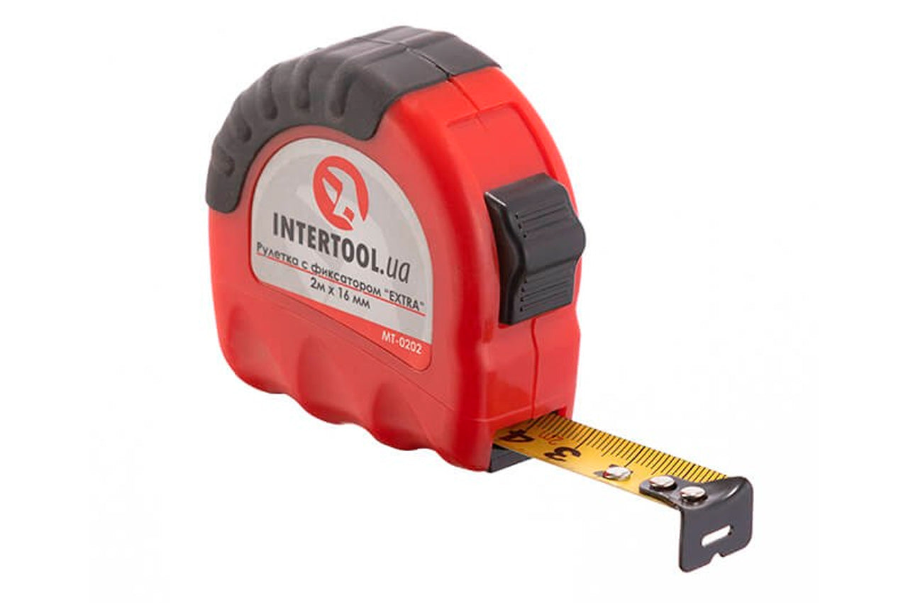 Рулетка Intertool - 2 м х 16 мм Extra