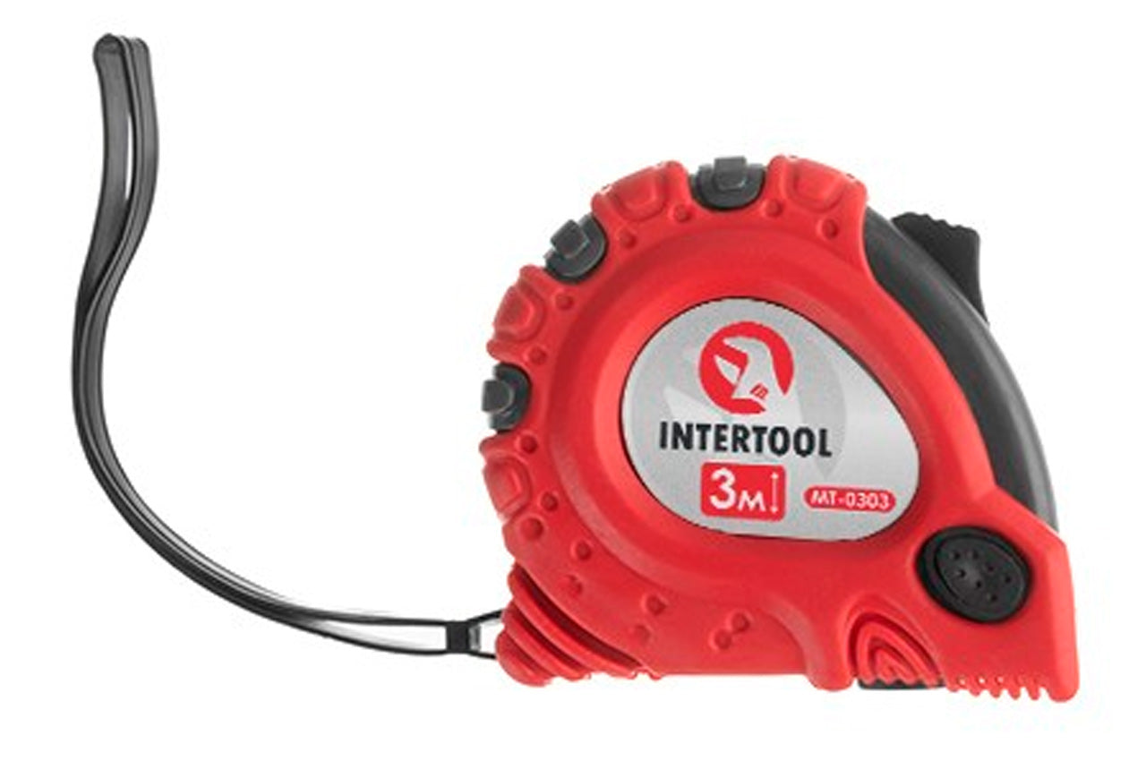 Рулетка Intertool - 3 м х 16 мм супер-магнит