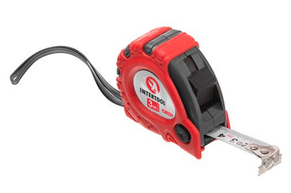 Рулетка Intertool - 3 м х 16 мм супер-магнит