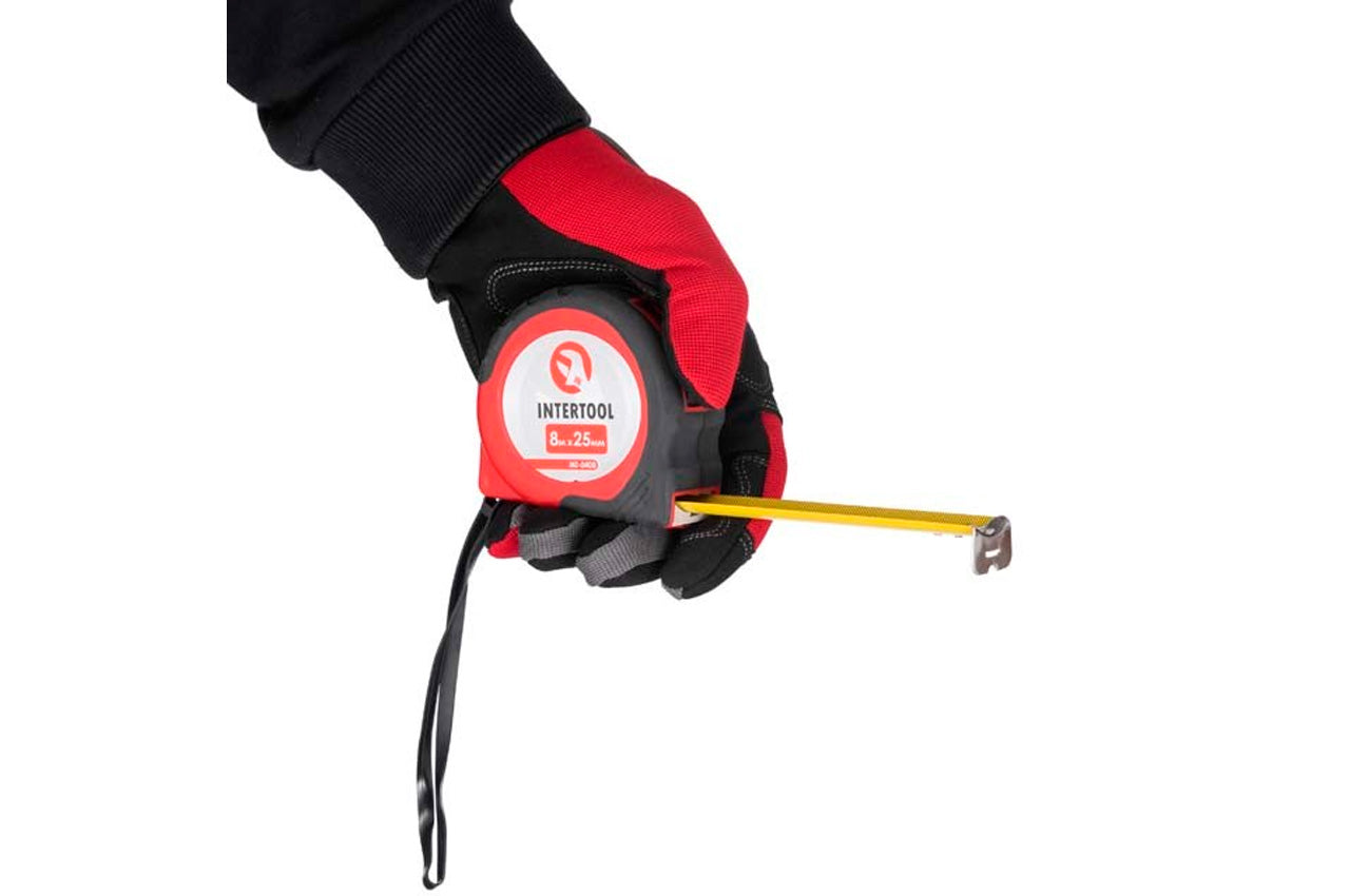 Рулетка Intertool - 8 м х 25 мм, автостоп