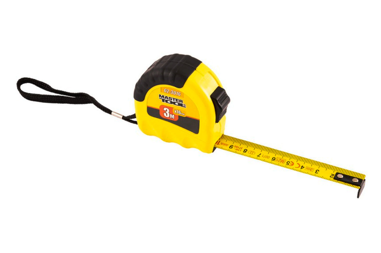 Рулетка Mastertool - 3 м х 16 мм Shiftlock