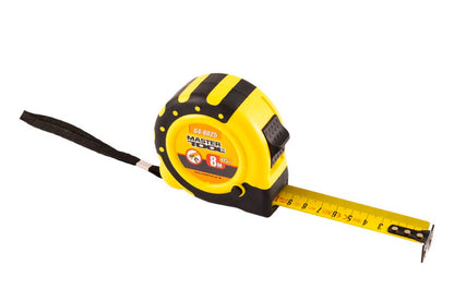 Рулетка Mastertool - 8 м х 25 мм магнит